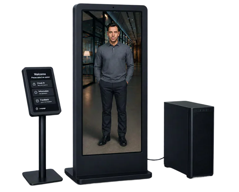 Flagship kiosk render